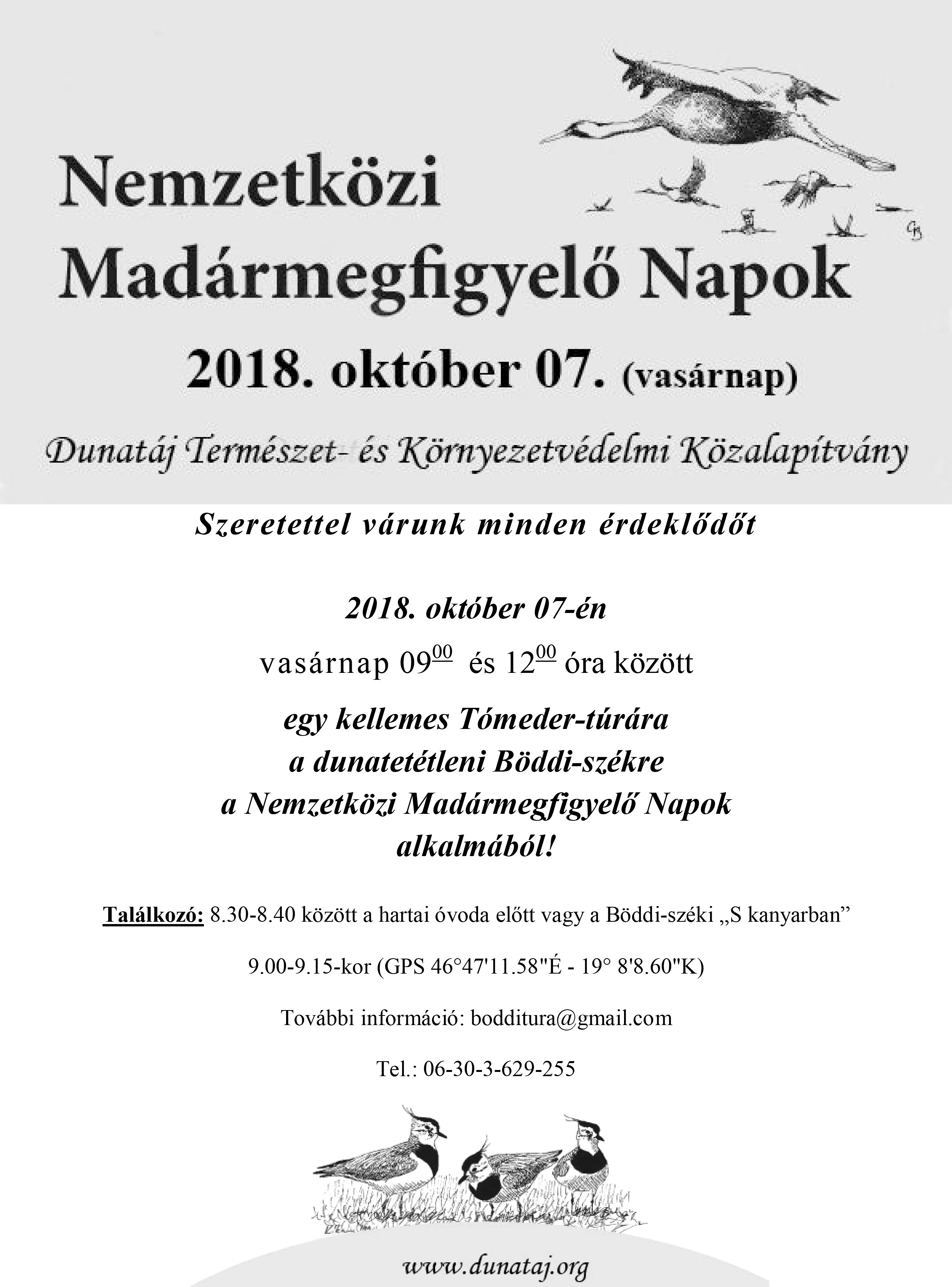 Nemzetközi Madármegfigyelő Napok